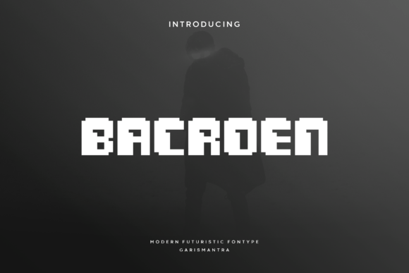 Bacroen: A Modern Display Font for Futuristic Branding and Marketing