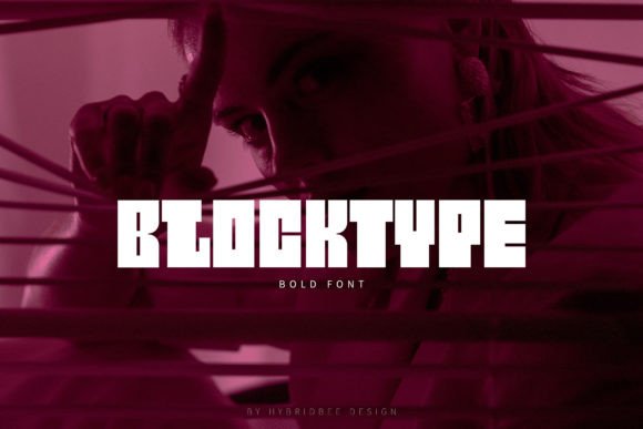 Blocktype: A Bold Display Font for High-Impact Marketing Content