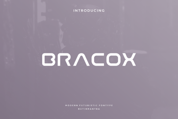 Bracox: A Futuristic Sans Font for Small Business Branding