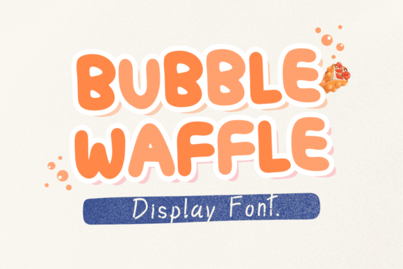 Bubble Waffle Display Font Review for Playful Branding Projects