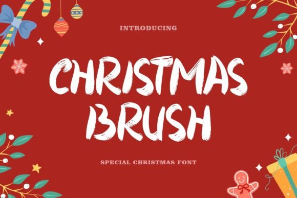Christmas Brush: A Display Font for Seasonal and Editorial Projects