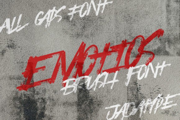Emotios Display Font Review for Branding and Poster Design