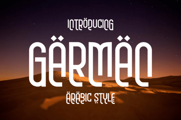 Garman: A Display Font for Editorial Design and Branding