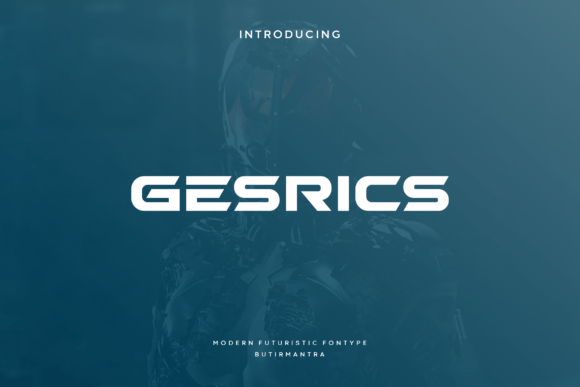 Gesrics: A Modern Display Font for Elegant Branding