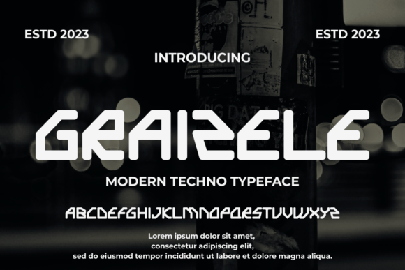 Graizel Display Font for Modern Web Design Projects