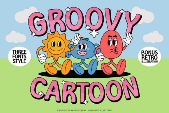 Groovy Cartoon: A Playful Yet Professional Display Font for Handmade Products