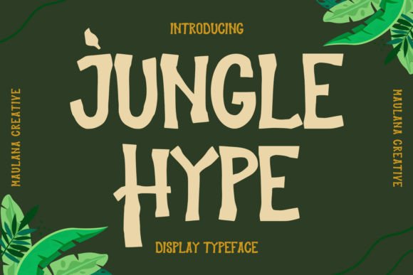 Jungle Hype: A Bold Display Typeface for Modern Web Design
