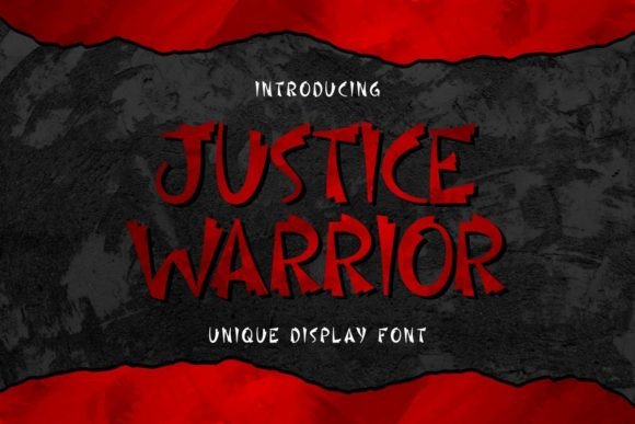 Justice Warrior Font: A Designer’s Take on the Action Display Typeface