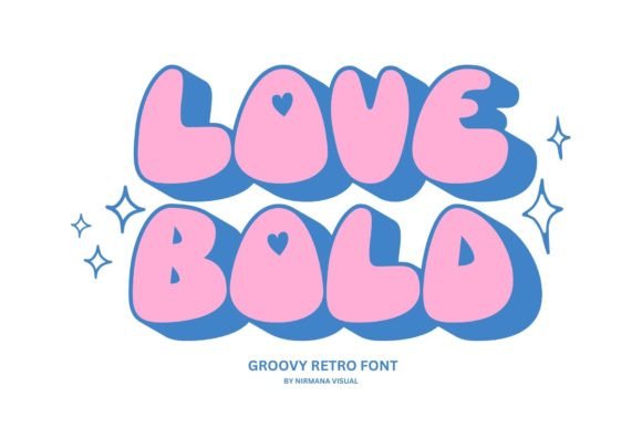 Love Bold Display Font for Retro-Inspired Web Design