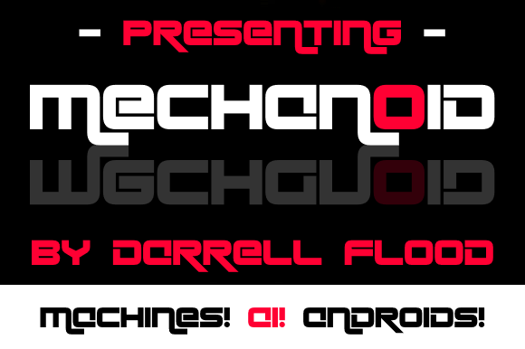 Mechanoid: A Slick Sci-Fi Display Font for Modern Design