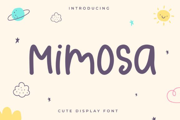 Mimosa Display Font: Bold, Quirky Labels and Branding for Makers