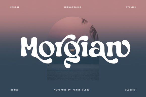 Morgian Display Font: Graceful Typography for Small Brands