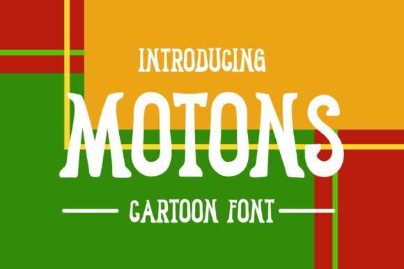 Motons: A Classic Display Font for Editorial Design and Branding