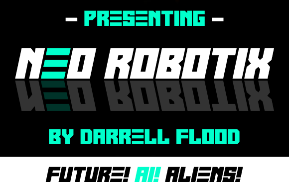 Neo Robotix: A Futuristic Display Font for Bold Brands