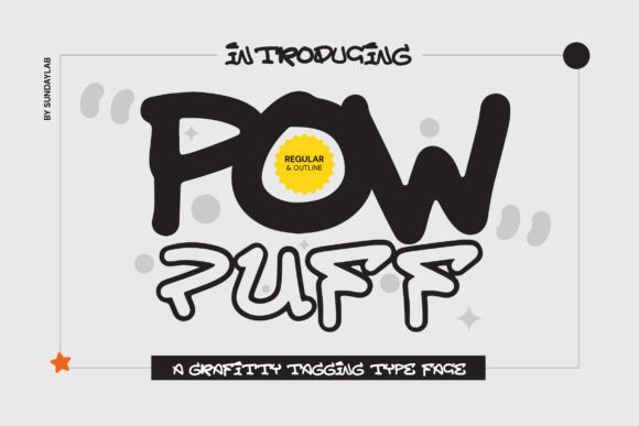 Powpuff Font for Edgy Branding Projects