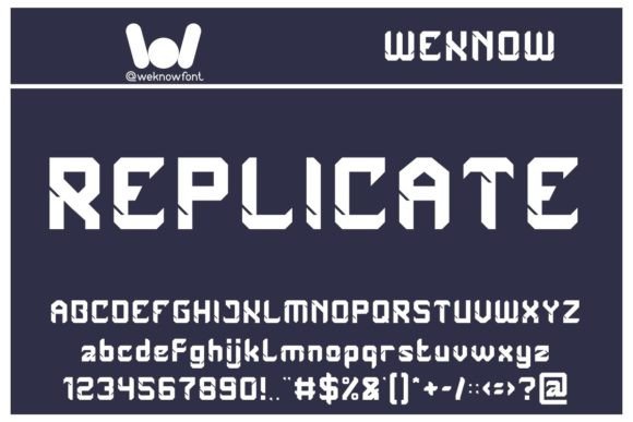 Replicate Display Font for Bold Campaign Headlines and Brand Identity