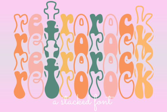 Retro Rock: A Display Font for Editorial Design and Branding