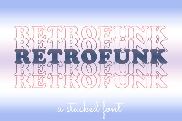 Retrofunk Display Font for Small Business Branding