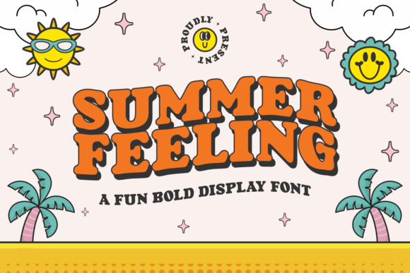 Summer Feeling Display Font for Editorial Design and Publication Layouts