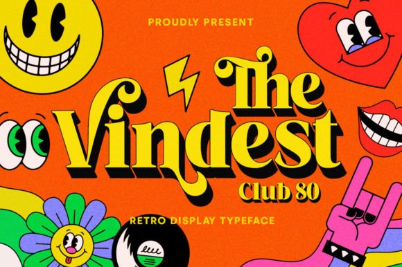 The Vindest: A Vintage Display Font for Brand Campaigns