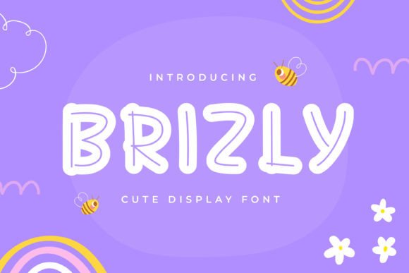 Using Brizly Display Font for Playful Web Design and Branding