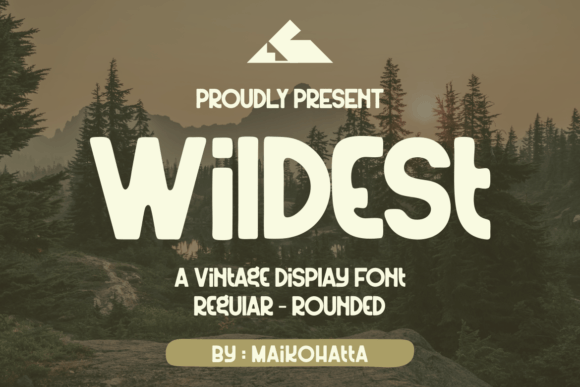 Wildest Font: A Modern Display Typeface for Editorial Storytelling