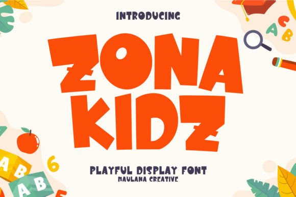 Zona Kidz: A Modern Round Sans Serif Font for Bold Digital Branding